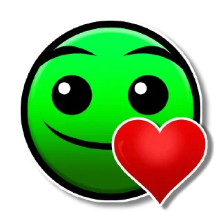 😘 emoji Geometry Dash Telegram sticker 23 of 30