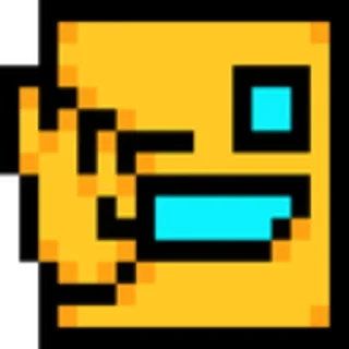 😉 emoji Geometry dash Telegram sticker 16 of 68