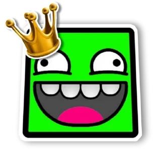 🤴 emoji Geometry Dash Telegram sticker 22 of 30