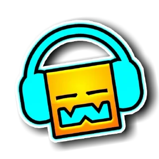 Sticker from Geometry Dash