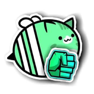 👊 emoji Geometry Dash Telegram sticker 6 of 30