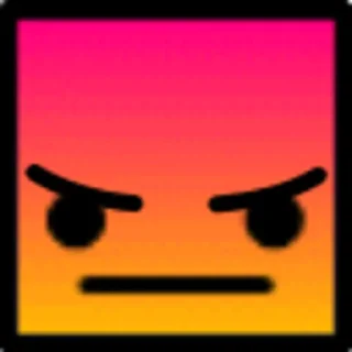 😠 emoji Geometry dash Telegram sticker 8 of 68