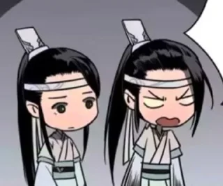 Sticker from lan sizhui manhua