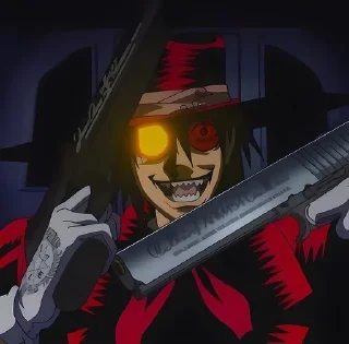 Sticker from Hellsing 👄