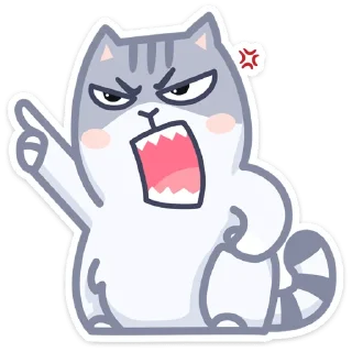 🤬 emoji Серый Персик (@TgSticker) Telegram sticker 23 of 49