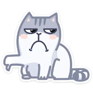 👎 emoji Серый Персик (@TgSticker) Telegram sticker 8 of 49