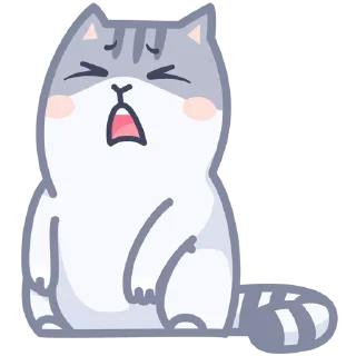 😥 emoji Серый персик Telegram sticker 10 of 49
