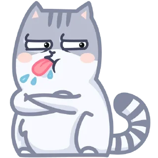 😝 emoji Серый персик Telegram sticker 21 of 49
