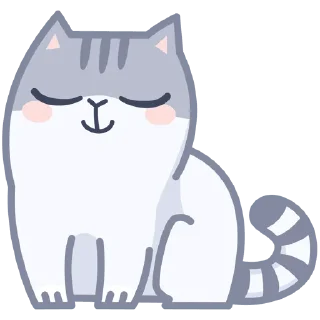 😌 emoji Серый персик Telegram sticker 5 of 49