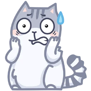 😓 emoji Серый персик Telegram sticker 12 of 49