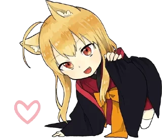 ☺️ emoji Little Fox Kitsunе Telegram sticker 22 of 44