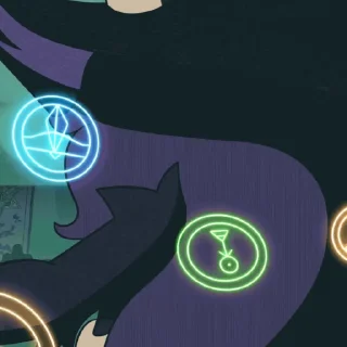 Sticker from animated owl house