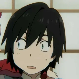 😁 emoji @anime_stickerr Хиро Telegram sticker 20 of 20