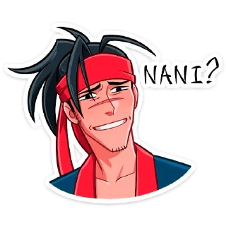 😅 emoji Самурай Хиро (@TgSticker) Telegram sticker 6 of 48
