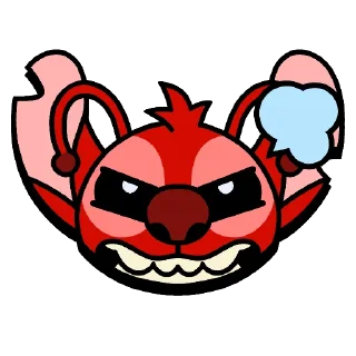 👍 emoji Стич by Poidi Telegram sticker 8 of 8