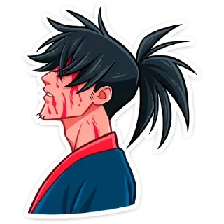 🙈 emoji Самурай Хиро (@TgSticker) Telegram sticker 17 of 48