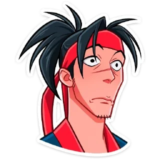 😳 emoji Самурай Хиро (@TgSticker) Telegram sticker 12 of 48