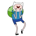 😍 emoji Adventure Time Telegram sticker 14 of 24