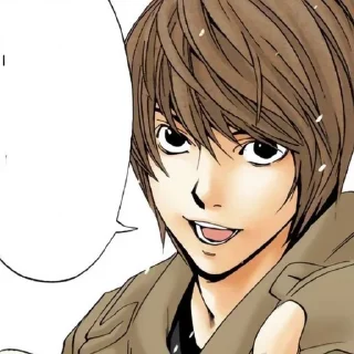 📓 emoji Light Yagami | Death Note Telegram sticker 7 of 60
