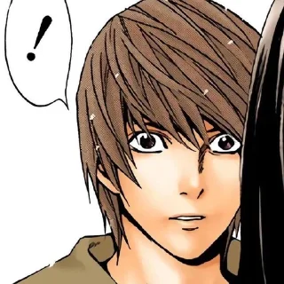 📓 emoji Light Yagami | Death Note Telegram sticker 22 of 60