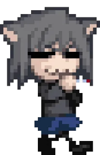 🚬 emoji Neco-Arc Animated Telegram sticker 21 of 21