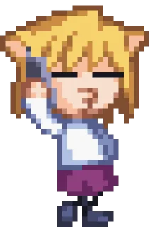 📲 emoji Neco-Arc Animated Telegram sticker 13 of 21