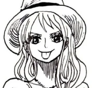 😋 emoji Nami Telegram sticker 10 of 25