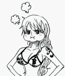 😤 emoji Nami Telegram sticker 16 of 25