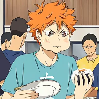 Sticker from hinata & kageyama by @norufx