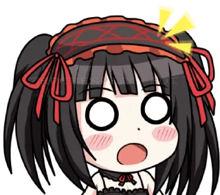 😳 emoji Kurumi (artist zephylyne) Telegram sticker 6 of 46