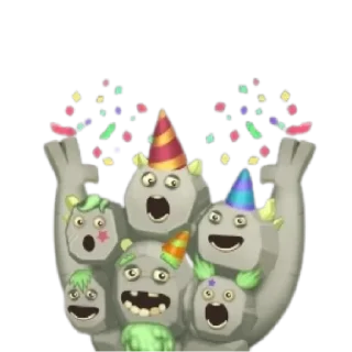 🥳 emoji My singing monster emoji stikers (от шэрми) Telegram sticker 14 of 42