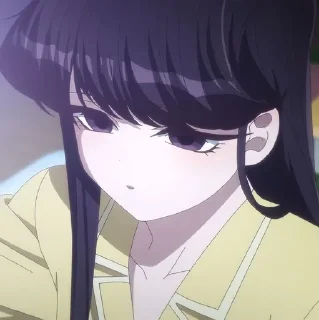 🛐 emoji ♡︎Komi Can’t Communicate♡︎ Telegram sticker 7 of 30