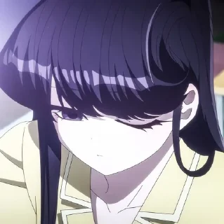 🛐 emoji ♡︎Komi Can’t Communicate♡︎ Telegram sticker 6 of 30