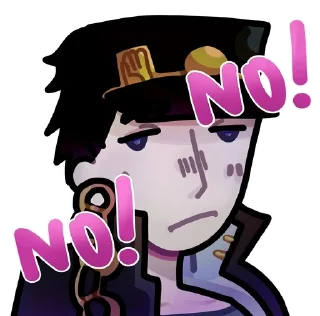 ❌ emoji Jojo! Telegram sticker 16 of 22