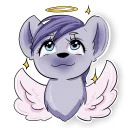 😇 emoji Sweet_hyena (@Valeria_fills_art) Telegram sticker 3 of 13