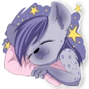😴 emoji Sweet_hyena (@Valeria_fills_art) Telegram sticker 12 of 13