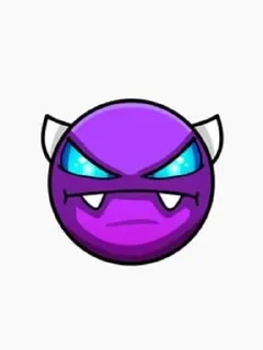 👿 emoji Geometry Dash Telegram sticker 7 of 24