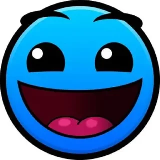 😃 emoji Geometry Dash Telegram sticker 2 of 24