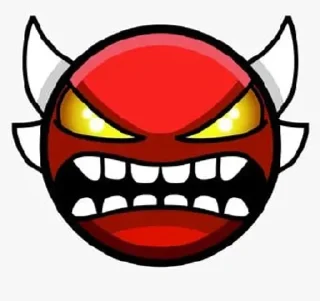 👺 emoji Geometry Dash Telegram sticker 10 of 24