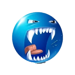 😡 emoji Стикеры от лоха 😎 Telegram sticker 22 of 45