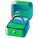 🎁 emoji Diamond Ring by @GiftChanges Telegram sticker 24 of 100