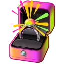 🎁 emoji Diamond Ring by @GiftChanges Telegram sticker 23 of 100