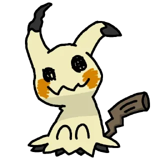 Sticker from Mimikyu special