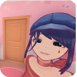 🪑 emoji 🔪Mita (Miside)💞 Telegram sticker 12 of 67