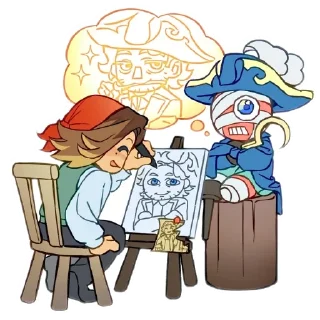 😋 emoji Daisuke (⁎˃ᴗ˂⁎) Telegram sticker 22 of 45
