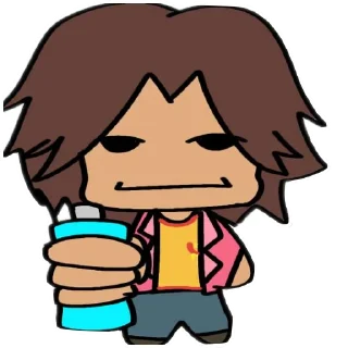 😐 emoji Daisuke (⁎˃ᴗ˂⁎) Telegram sticker 6 of 45