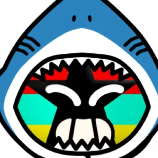 🦈 emoji Коландия смайл Telegram sticker 15 of 26