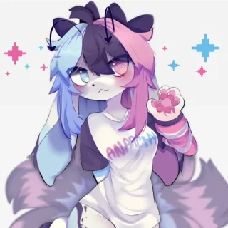 😘 emoji Furry Telegram sticker 15 of 26