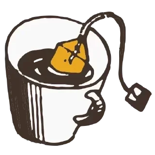 ☕ emoji Просто стикерпак Telegram sticker 6 of 19