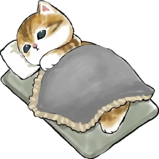 😴 emoji Kittens mofu_sand 2 Telegram sticker 7 of 120